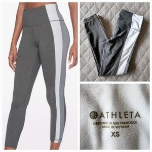Athleta Salutation Colorblock Leggings XS‎